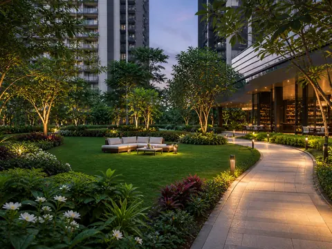 Landscaped gardens – artist's impression