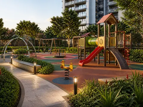Kids' play area – artist's impression