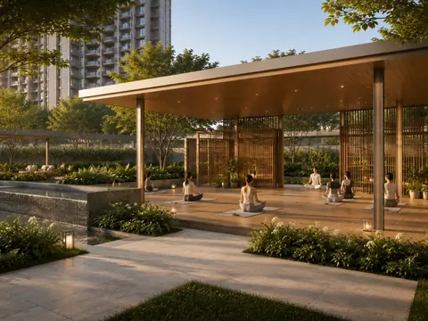 Yoga pavilion – artist's impression